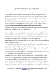 Juridisk Abort | Analyse | Thomas Søbrik Petersen