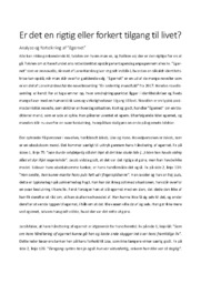 Analyse og fortolkning af ”Egernet”