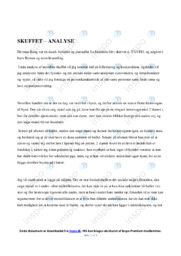 Skuffet | Analyse | Herman Bang