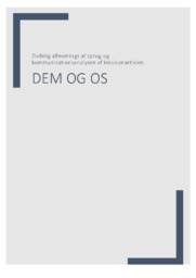 Dem og os | kommunikationsanalysen af leksikonartiklen