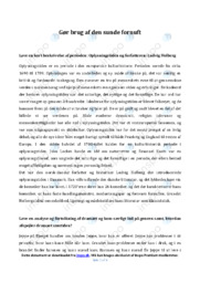 Jeppe på Bjerget | Noter Analyse | Ludvig Holberg