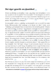 The genomic history of Denmark | Analyse | Eske Willerslev