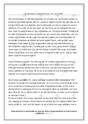 Frk. Julie | Analyse | August Strindberg