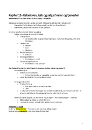 Kapitel 11 – Købeloven, køb og salg | Erhvervsret | noter