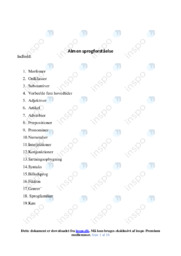 Almen sprogforståelse | AP