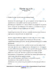 Hjerte og puls | gennemgang og rapport
