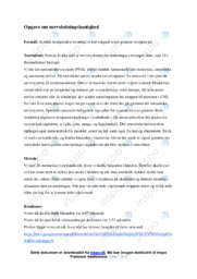 Nerveledningshastighed | Opgave