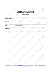 DHO | Kvinders Sociale & Økonomiske | DHO