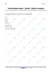 Industrialisering | DHO
