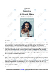 Michelle Obama | Analyse | DIO