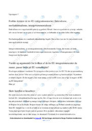 EU Integration | Problemformulering