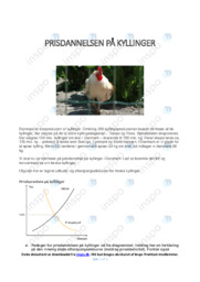 Kylling og hash | Prisdannelse