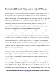 Liberal Alliance | Analyse