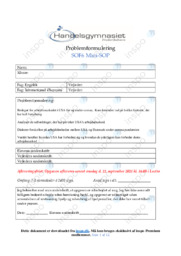 Problemformulering | Analyse