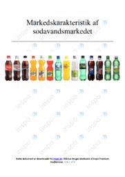 Sodavandsmarkedet | Markedskarakteristik