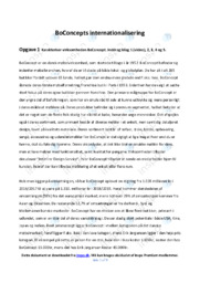 BoConcepts internationalisering | Noter | Over 9 sider