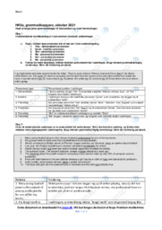 Write the email in English | Opgave