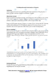 Udviklingsøkonomisk landeanalyse af Egypten | Noter