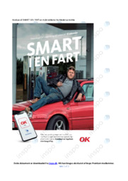 Smart i en fart reklamen | Dansk | Analyse