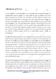 Novellen alle kan ro | Dansk | Analyse