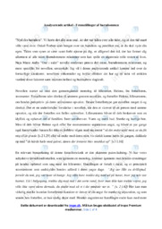 Fremstillinger af barndommen | Dansk | Analyserende artikel