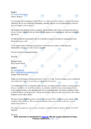 Your reservation and Request email | Opgave