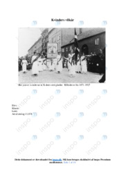 Kvinders vilkår | Opgave