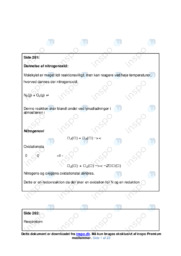 Reaktionsskemaerne | 281-285 samt 292-305 | Kemi