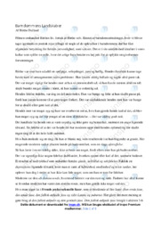 Barndommens Psykologiske Landskaber | Analyse