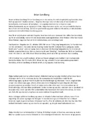Brian Sandberg | Psykologi opgave