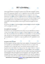 EU Udviklingen | Analyse