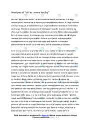 Det er vores kødby | Analyse