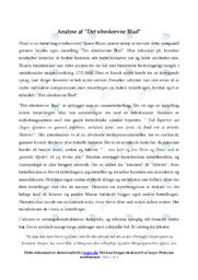 Det ubeskrevne Blad | Dansk | Analyse