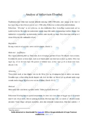 Folkevisen Elverhøj | Dansk | Analyse