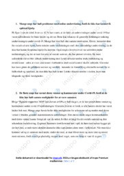 Online undervisning | Opgave