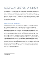 Den perfekte bror | Analyse af novelle | Niels Helberg