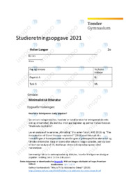 Minimalistisk litteratur | SRO