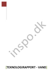 Teknologirapport om vand