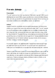 Fi er min | Analyse | Natasja Saad