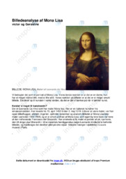 Mona Lisa | Analyse | Leonardo da Vinci