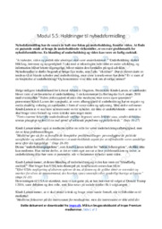 Holdninger til Nyhedsformidling | Debatterende artikel