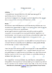 Et bliks hukommelse | Analyse | Jakob Wilm