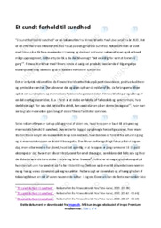 Et sundt forhold til sundhed | Analyse | Fitness World