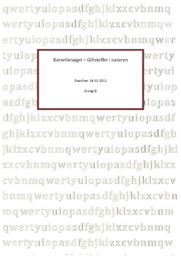 Karseforsøget | Biologi Forsøg