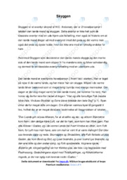 Skyggen | Noter Analyse | H.C. Andersen