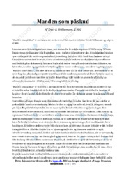 Manden som påskud af Dorrit Willumsen | Analyse