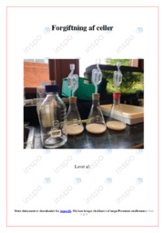 Forgiftning af celler | Opgave