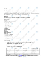 Analyse af juice | Noter i Bioteknologi | Over 5 sider