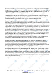 Opening Speech | Analyse | Donald Trump