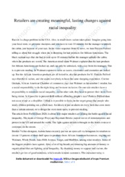 Racial Inequality | Engelsk